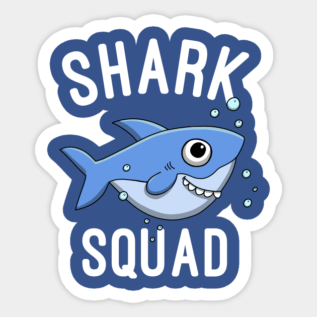 Shark Squad - Shark Lovers Gift Sticker by basselelkadi